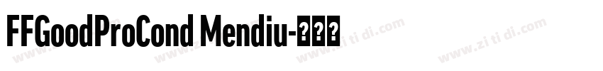 FFGoodProCond Mendiu字体转换